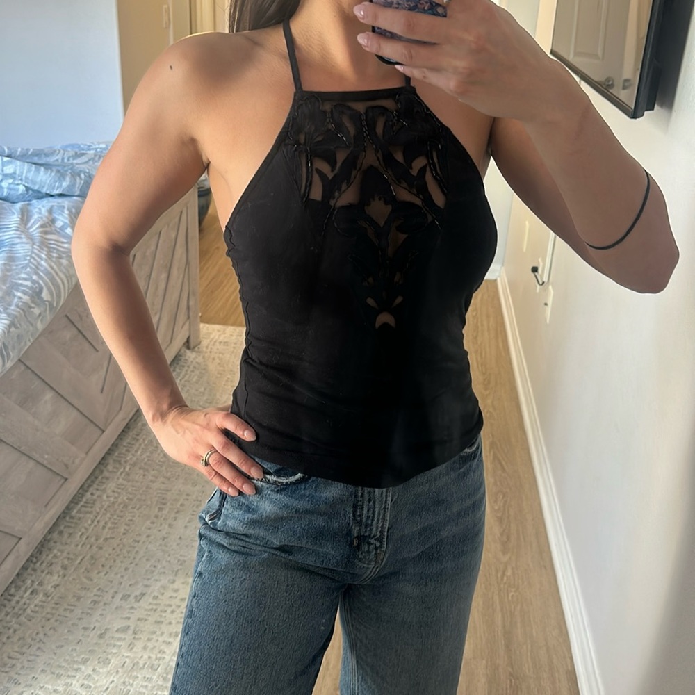 Free People Beaded Tank